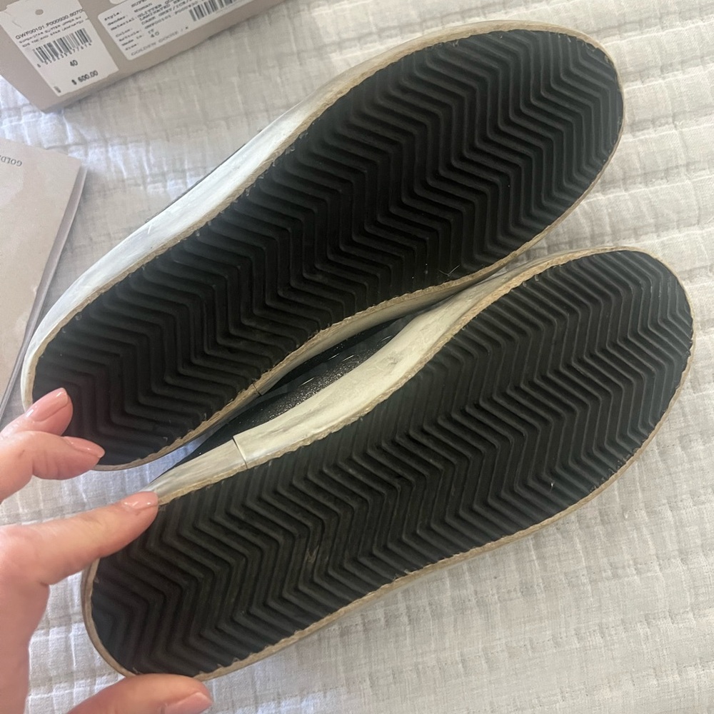 Golden Goose dark navy & glitter silver size 40 - Picture 5 of 10